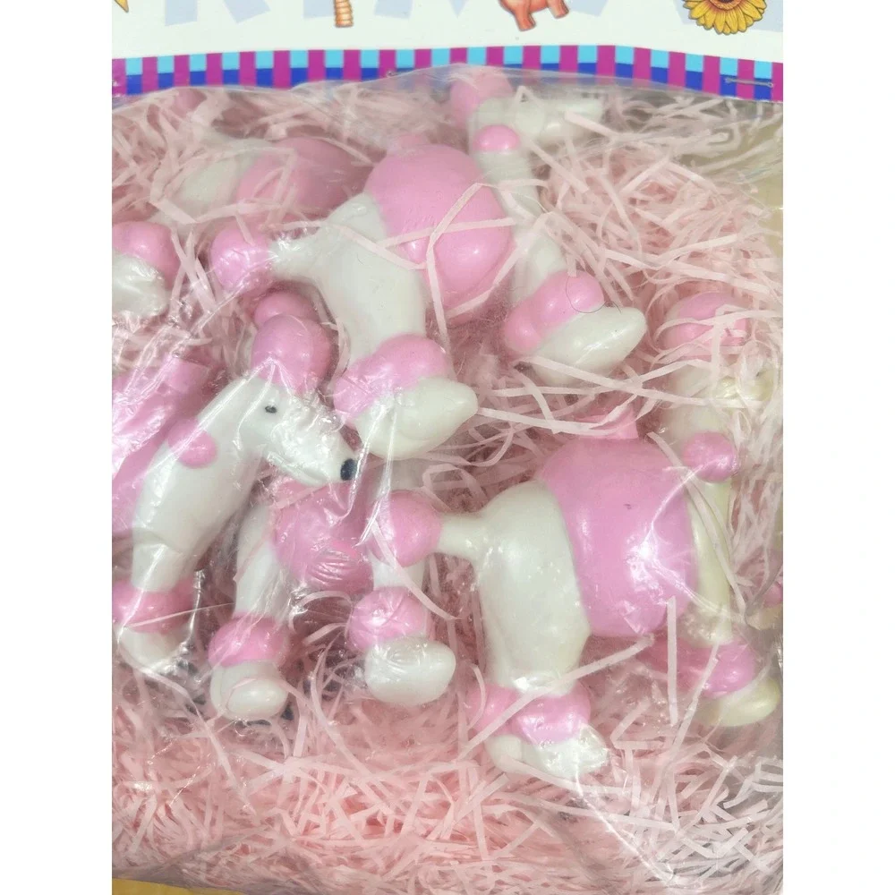 VTG Primal Lite Poodle‎ String Lights Pink 1995 Retro Kitsch 14 ft Deadstock NOS